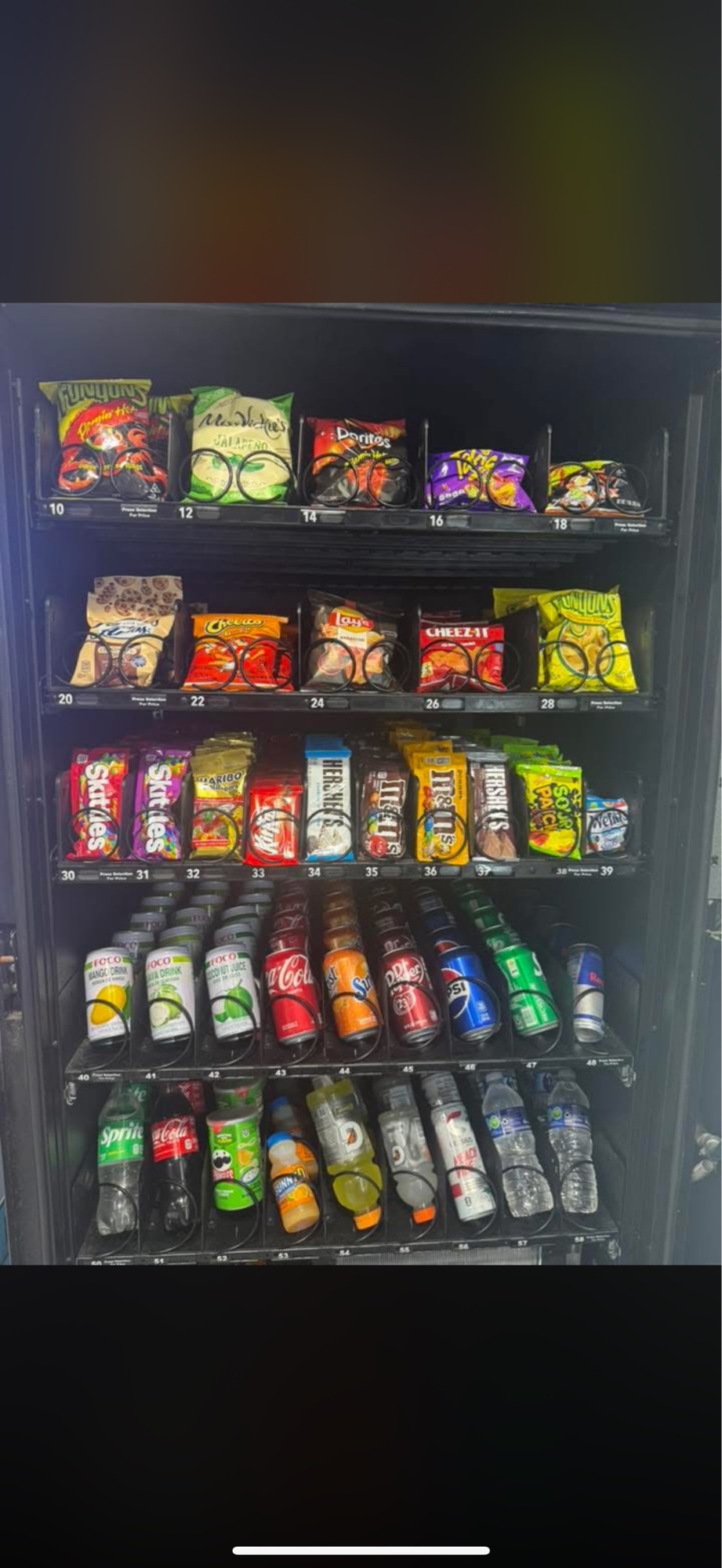 Full-line snack market.